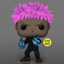 Load image into Gallery viewer, Jujutsu Kaisen Yuji Itadori Divergent Fist Glow-in-the Dark Funko Pop! Vinyl Figure #1376 - AAA Anime Exclusive Maple and Mangoes