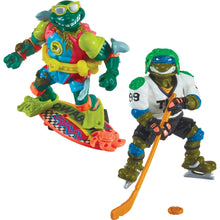 Load image into Gallery viewer, Teenage Mutant Ninja Turtles Classic Sewer Sports Action Figure 2-Pack Maple and Mangoes