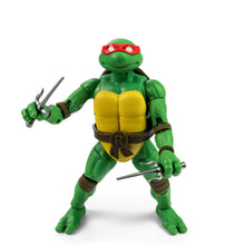Load image into Gallery viewer, Teenage Mutant Ninja Turtles Best of Donatello, Raphael, Michaelangelo and Leonardo IDW Comic Book and 5-Inch BST AXN Action Figure Set of 4