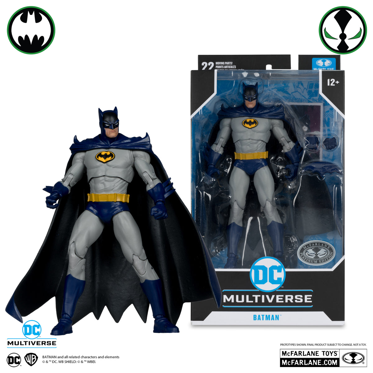 DC Multiverse Batman / Spawn 1996 Platinum Edition Action Figure
