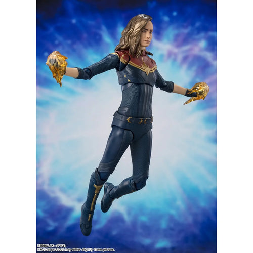S.H.Figuarts Figures - Marvel - The Marvels - Captain Marvel Maples and Mangoes