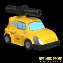 Load image into Gallery viewer, Transformers Studio Series Transformers Optimus Prime: Awakening Bumblebee Maple and Mangoes