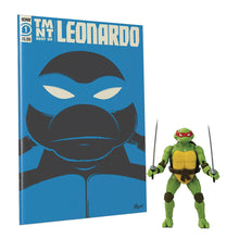 Load image into Gallery viewer, Teenage Mutant Ninja Turtles Best of Donatello, Raphael, Michaelangelo and Leonardo IDW Comic Book and 5-Inch BST AXN Action Figure Set of 4