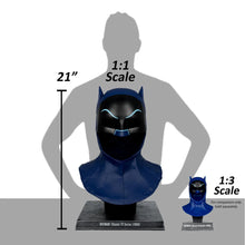 Load image into Gallery viewer, DC Batman Classic TV Series 1966 1:1 Scale Cowl Replica Maple and Mangoes
