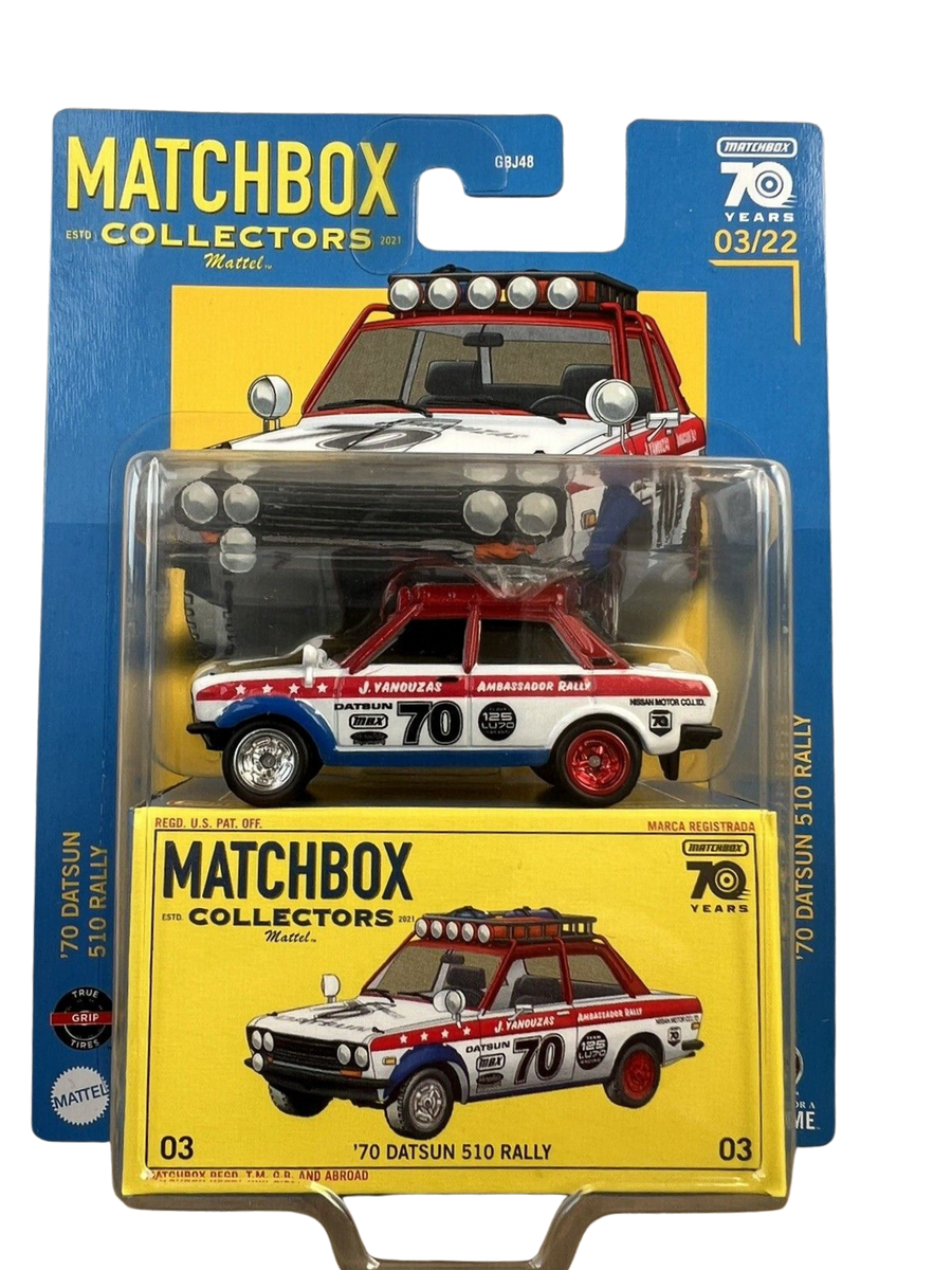 独特な 送料無料 ☆70 Diecast DATSUN Daturn 510 RALLY☆ - 70 SG