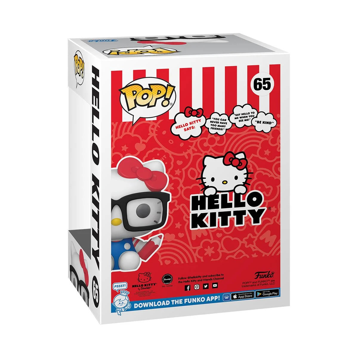 Hello Kitty with Glasses Pop! Vinyl Figure #65 – Maple and Mangoes