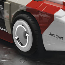 Load image into Gallery viewer, MEGA BLOKS - Hot Wheels Audi 90 Quattro IMSA GTO, Includes 1 Collectible Diecast Car, 973 Piece Collectible Building Toy Set