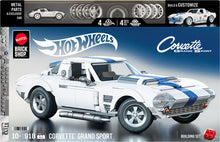 Load image into Gallery viewer, Mattel Brick Shop - Hot Wheels Elite Series Building Set: Corvette, Includes 1 Collectible Diecast Car, 918 Piece Collectible Building Toy Set Maple and Mangoes