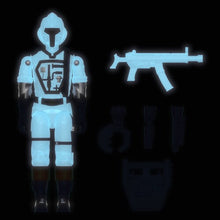 Load image into Gallery viewer, G.I. Joe - Reaction+ Figures - Cobra (Glow Patrol Blue) 3-Pack Maple and Mangoes