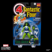 Load image into Gallery viewer, Fantastic Four Retro Marvel Legends She-Hulk 6-Inch Action Figure Maple and Mangoes