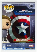 Load image into Gallery viewer, Captain America with Prototype Shield Pop! Vinyl Figure - Entertainment Earth Exclusive (Subtandard Grade Box)