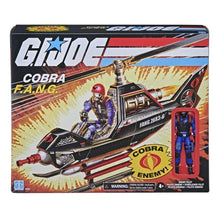Load image into Gallery viewer, G.I. Joe Retro Collection Cobra F.A.N.G. Toy Vehicle with 3.75-Inch-Scale Cobra Pilot Figure Maple and Mangoes