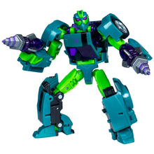 Load image into Gallery viewer, Transformers Generations Age of the Primes Deluxe Animated Universe Fugitive Waspinator Maple and Mangoes