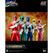 Load image into Gallery viewer, Power Rangers Zeo Rangers FigZero 1:6 Scale Action Figure 5-Pack Maple and Mangoes
