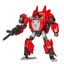 Load image into Gallery viewer, Transformers Studio Series Deluxe 07 Transformers: War for Cybertron Gamer Edition Sideswipe Maple and Mangoes
