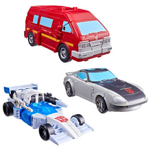 Load image into Gallery viewer, Transformers Age of the Primes Autobot Mirage, Ironhide, and Bluestreak Maple and Mangoes