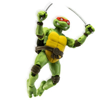 Load image into Gallery viewer, Teenage Mutant Ninja Turtles Best of Donatello, Raphael, Michaelangelo and Leonardo IDW Comic Book and 5-Inch BST AXN Action Figure Set of 4