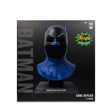 Load image into Gallery viewer, DC Batman Classic TV Series 1966 1:1 Scale Cowl Replica Maple and Mangoes