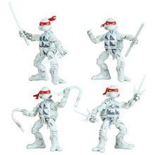 Load image into Gallery viewer, Teenage Mutant Ninja Turtles Classic Comic Book Series Black and White Turtles Action Figure 4-Pack Maple and Mangoes