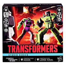 Load image into Gallery viewer, Transformers Studio Series 86 Transformers: The Movie Constructicon Long Haul & Constructicon Hook Maple and Mangoes
