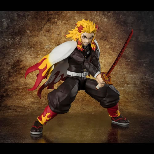 S.H.Figuarts Figures - Demon Slayer - Kyojuro Rengoku – Maple and
