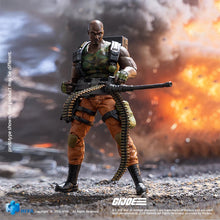 Load image into Gallery viewer, HIYA Exquisite Mini Series 1/18 Scale 4.3 Inch G.I.Joe RoadBlock Action Figure Maple and Mangoes