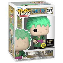 Load image into Gallery viewer, Pop! Animation - One Piece - Roronoa Zoro (GID) Exclusive Maple and Mangoes