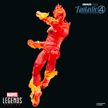 Load image into Gallery viewer, Marvel Legends Series Human Torch, The Fantastic Four: First Steps Johnny Storm Movie Collectible Maple and Mangoes