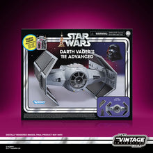 Load image into Gallery viewer, Star Wars Vehicles - 3.75" Vintage Collection - Ep IV ANH - Darth Vader’s TIE Advanced (Pre-order) *
