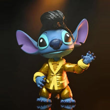 Load image into Gallery viewer, Lilo & Stitch 7" Scale Figures - Ultimate Gold Suit Elvis Stitch Maple and Mangoes