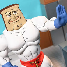 Load image into Gallery viewer, The Ren & Stimpy Show 7" Scale Figures - Ultimate Powdered Toast Man Maple and Mangoes