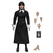 Load image into Gallery viewer, Retro Clothed Action Figures - Wednesday (TV Series 2022) - 8" Wednesday (Classic Dress) Maple and Mangoes