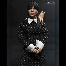 Load image into Gallery viewer, Retro Clothed Action Figures - Wednesday (TV Series 2022) - 8" Wednesday (Classic Dress) Maple and Mangoes