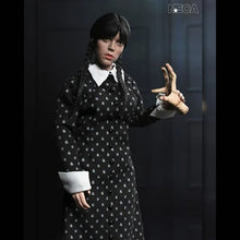 Load image into Gallery viewer, Retro Clothed Action Figures - Wednesday (TV Series 2022) - 8" Wednesday (Classic Dress) Maple and Mangoes