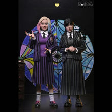 Load image into Gallery viewer, Retro Clothed Action Figures - Wednesday (TV Series 2022) - 8" Wednesday & Enid (Nevermore) 2-Pack Maple and Mangoes