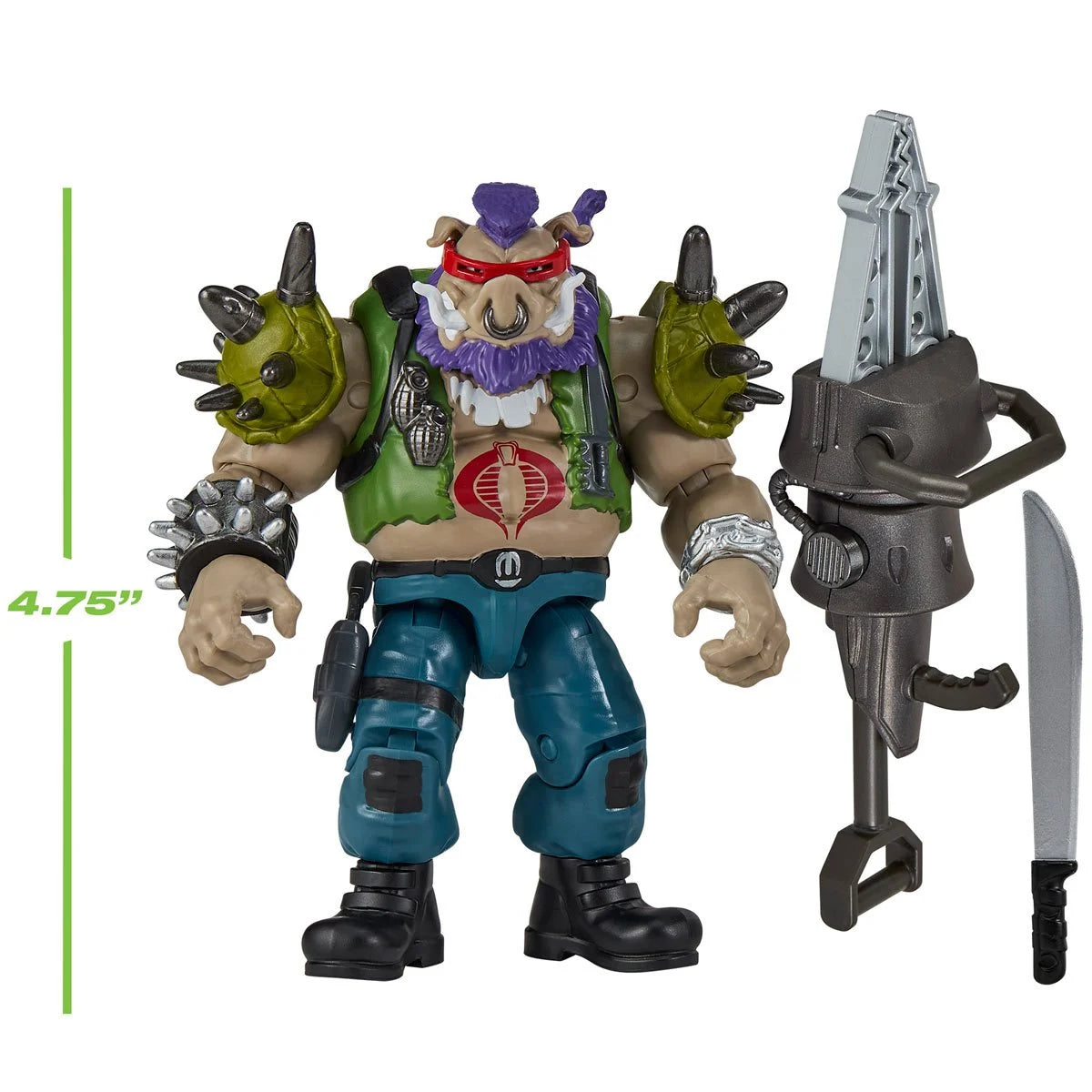 Teenage Mutant Ninja Turtles x G.I. Joe Bebop x Ripper Action