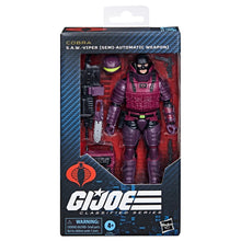 Load image into Gallery viewer, G.I. Joe Classified Series S.A.W. Viper 6-Inch Action Figure Maple and Mangoes