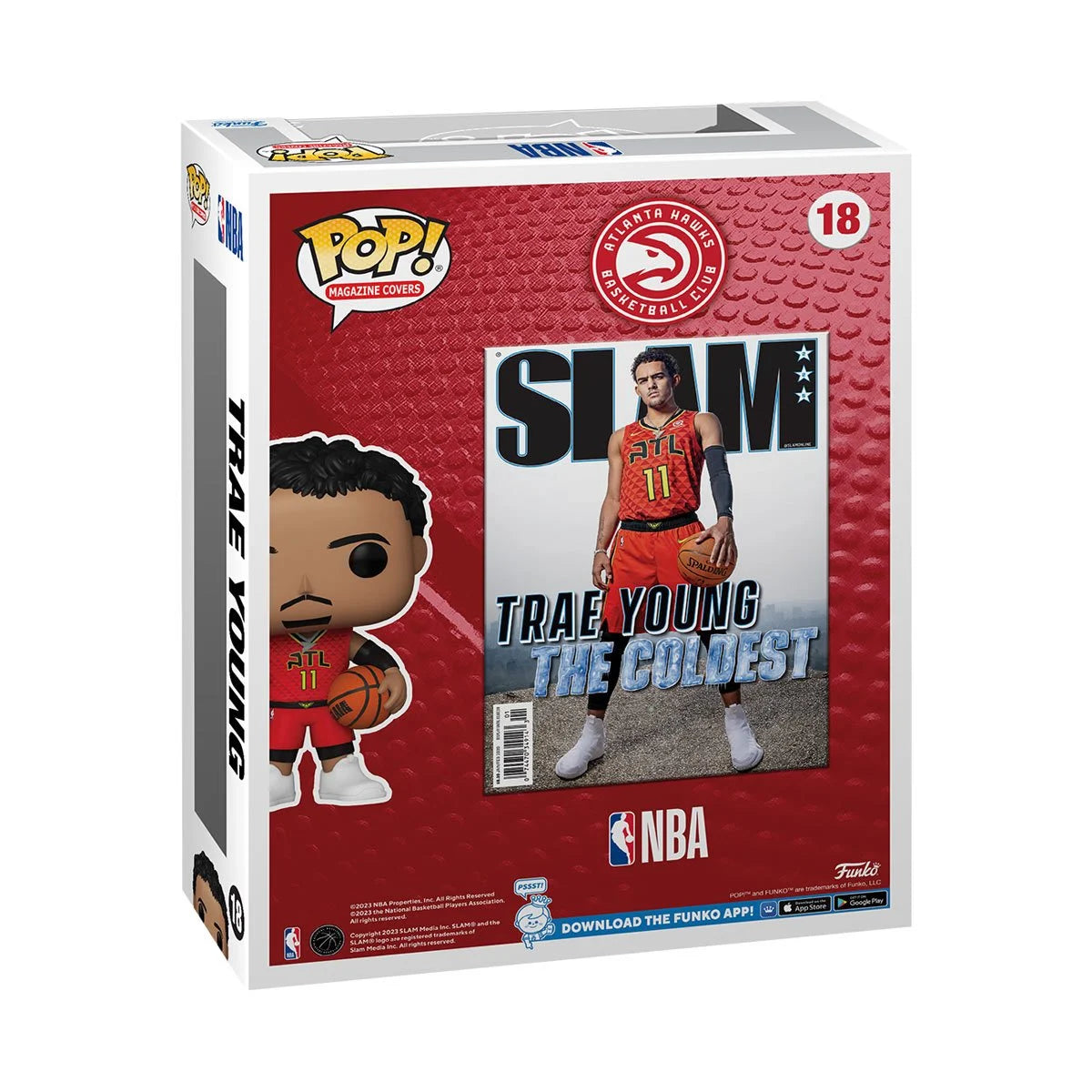 NBA SLAM Trae Young Funko Pop! Cover Figure #18 with Case (Pre-order)*