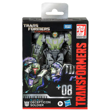 Load image into Gallery viewer, Transformers Studio Series Deluxe 08 Transformers: War for Cybertron Gamer Edition Decepticon Soldier Maple and Mangoes