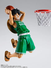 Load image into Gallery viewer, Bandai S.H.Figuarts Action Figure - Monkey D. Luffy -BOSTON CELTICS ver.- "One Piece" × NBA Maple and Mangoes