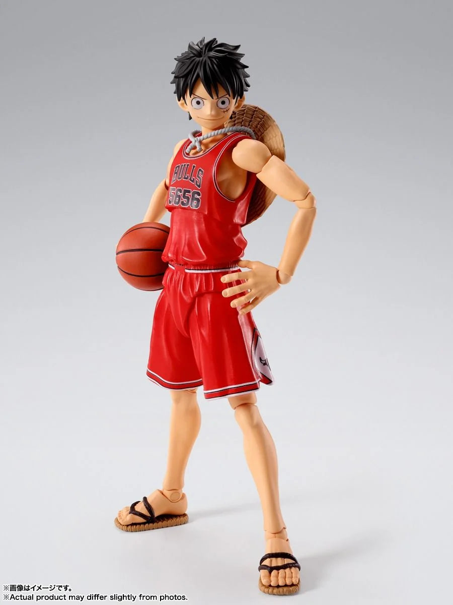 ONE PIECE モンキー・D・ルフィ シカゴ・ブルズ Bandai S.H.Figuarts Action Figure - Monkey D. Luffy -CHICAGO BULLS