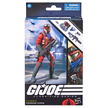 Load image into Gallery viewer, G.I. Joe Classified Series Cobra Crimson Viper 6-Inch Action Figure Maple and Mangoes