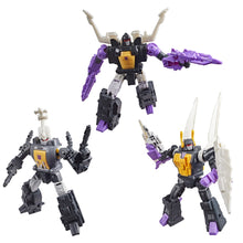 Load image into Gallery viewer, Transformers Studio Series The Transformers: The Movie MTMTE Collection Insecticon Bombshell, Insecticon Shrapnel, & Insecticon Kickback Maple and Mangoes