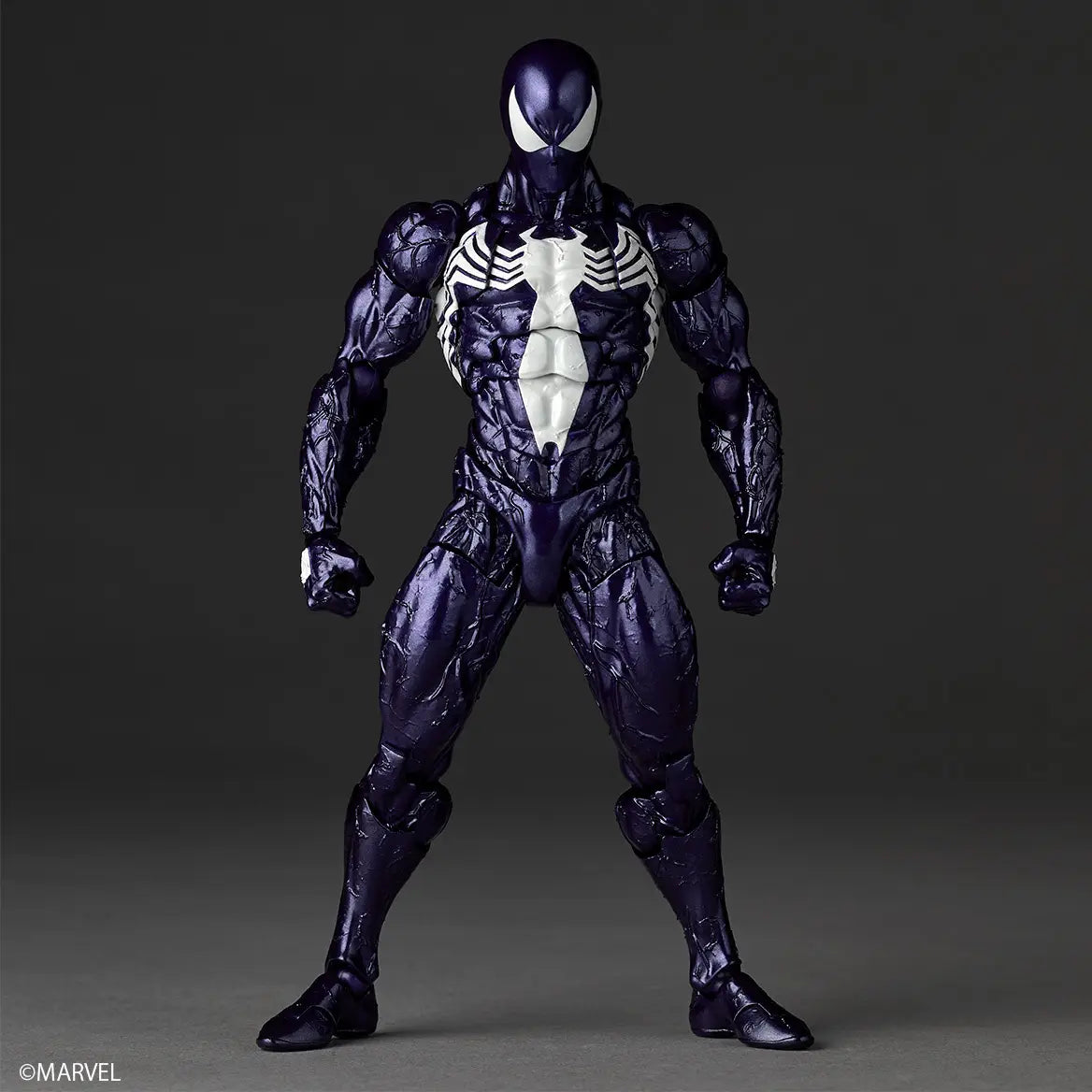 Revoltech Amazing Yamaguchi Symbiote Spider-Man Purple Ver. Action
