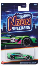 Load image into Gallery viewer, Hot Wheels Neon Speeders Assorted - Neon Racing Set of 8 Maple and Mangoes