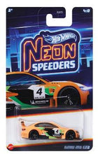 Load image into Gallery viewer, Hot Wheels Neon Speeders Assorted - Neon Racing Set of 8 Maple and Mangoes
