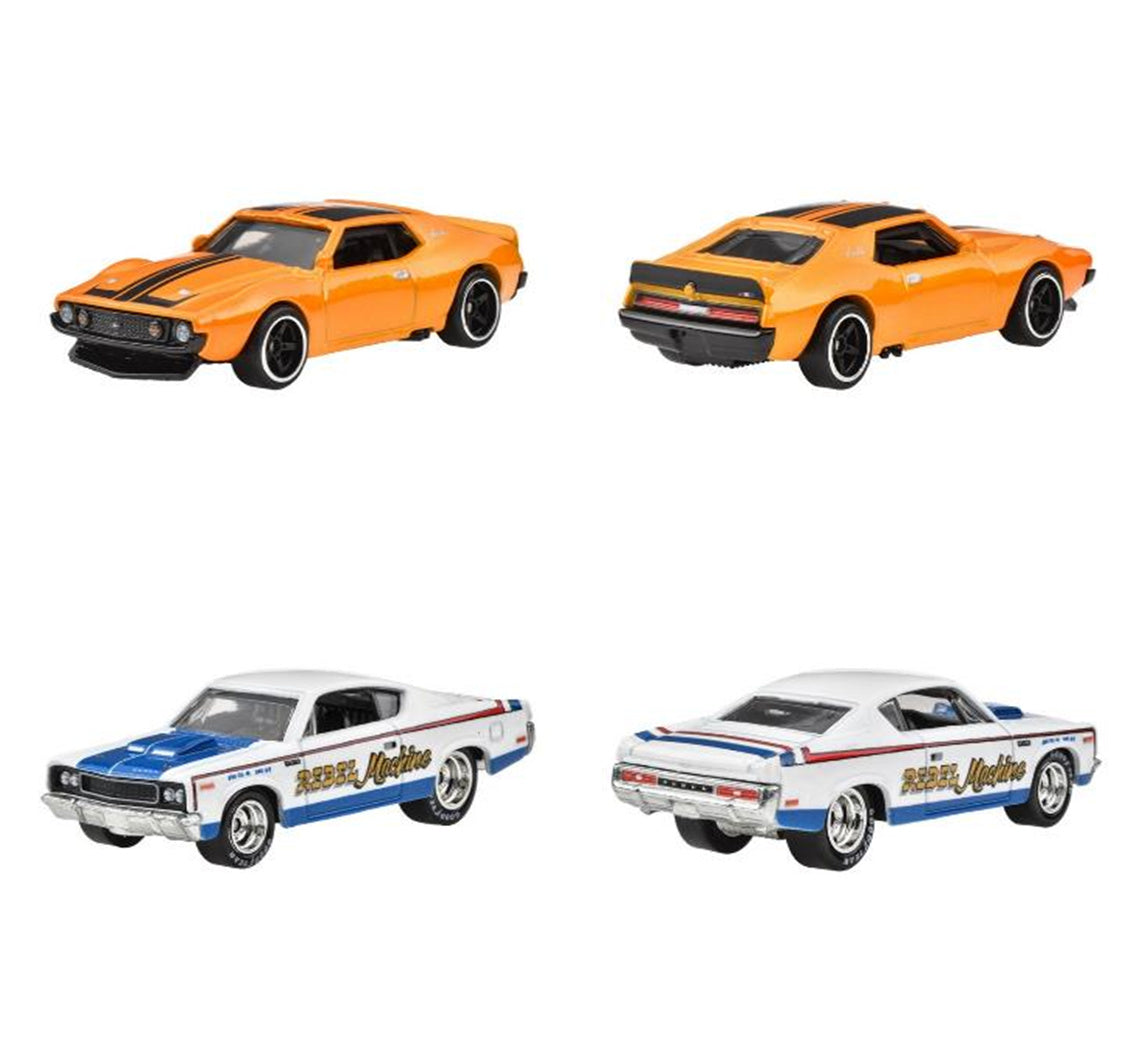 Hot Wheels Premium 2 Pack '71 Amc Javelin / Amc Rebel Machine