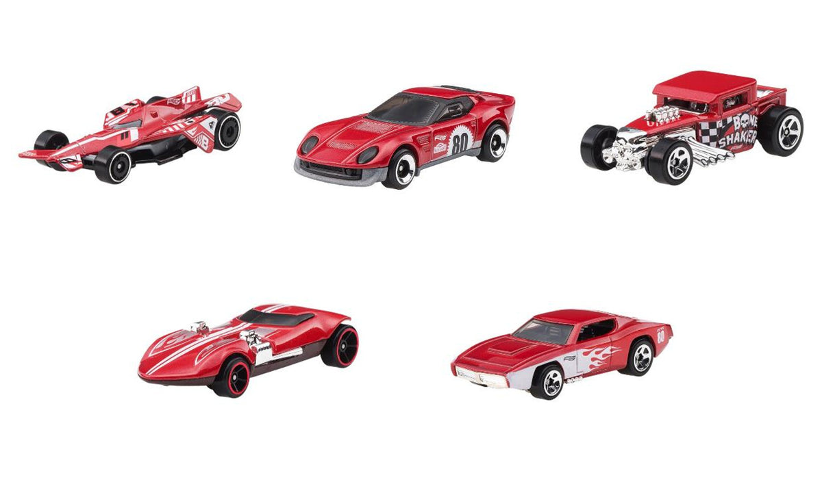 Hot Wheels Mattel 80Th Anniversary 5 Pack – Maple and Mangoes