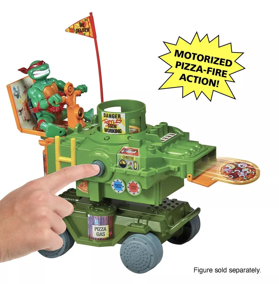 Playmates Teenage Mutant Ninja Turtles Pizza Thrower 2024 Released E Maple and Mangoes