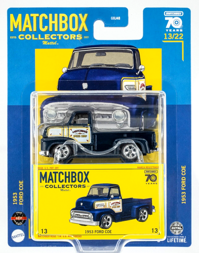 2023 Matchbox Collectors #13 1953 Ford COE BLUE  Maple and Mangoes